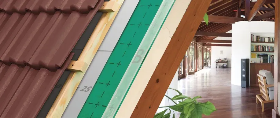 zateplenie strechy - prierez